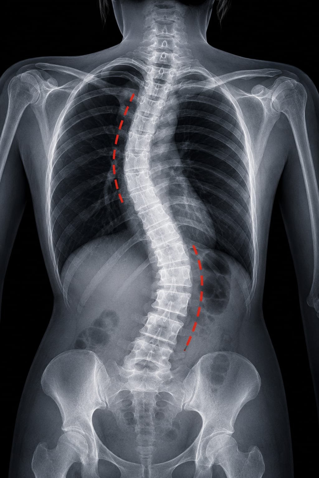 Escoliose — condição tratada com palmilha postural na Arcus Life