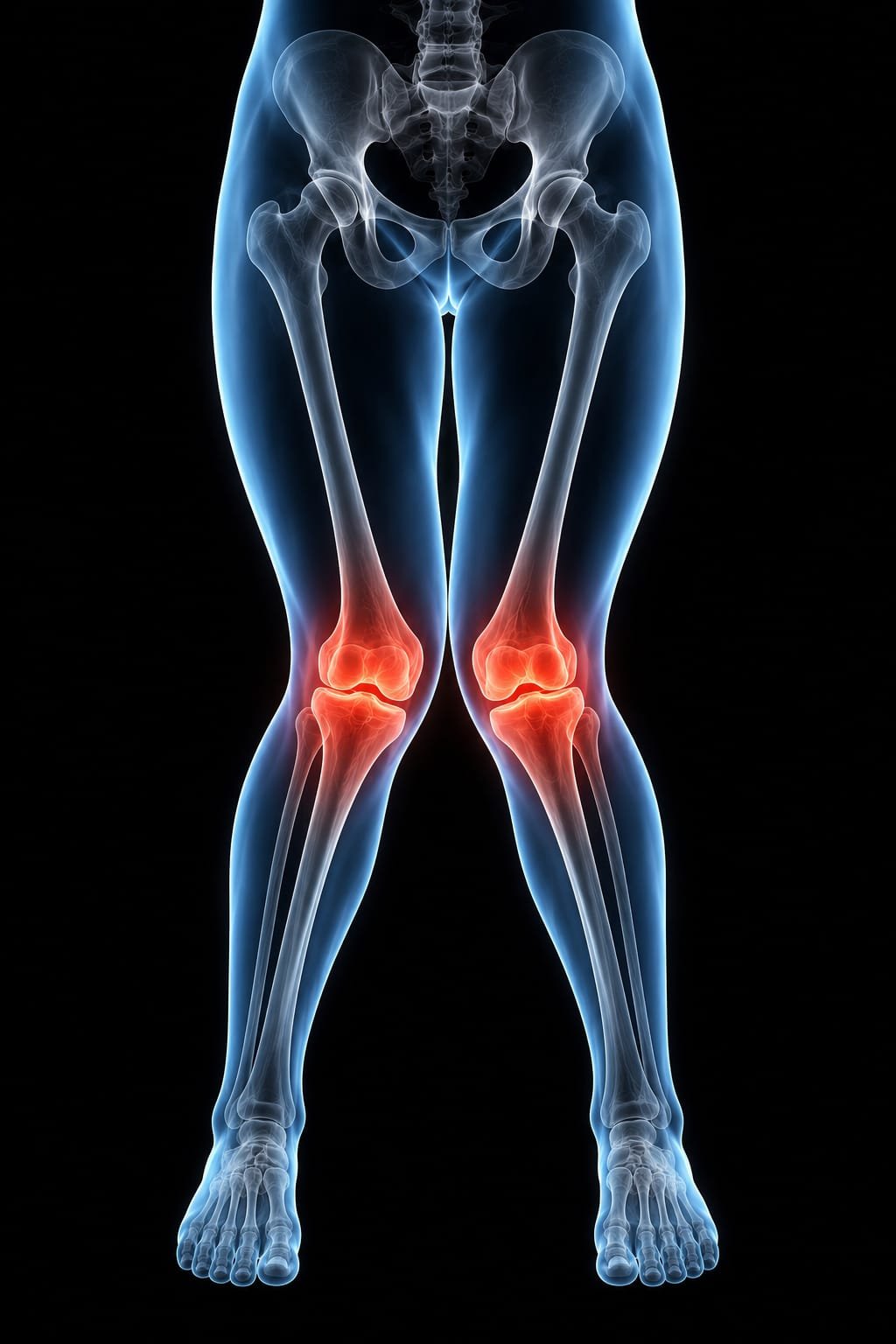 Joelho Valgo ou Varo — condição tratada com palmilha postural na Arcus Life